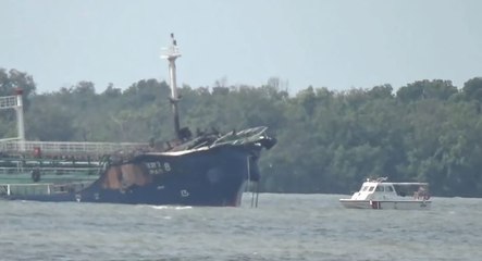 กรมเจ้าท่า แถลง "เรือบรรทุกน้ำมัน" ระเบิด กลางแม่น้ำเจ้าพระยา