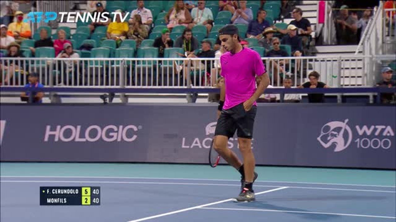 Highlights: cerundolo überrascht gegen monfils