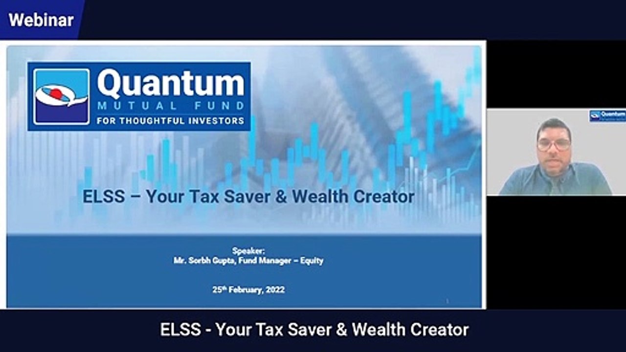 Webinar: ELSS Your Tax Saver & Wealth Creator