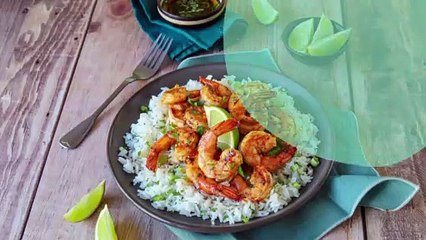 Crevettes grillées au citron vert