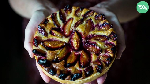 Tarte aux quetsches et crème amandes