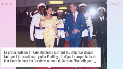 Kate Middleton ose la robe 80's : ultime look déroutant pour quitter les Bahamas