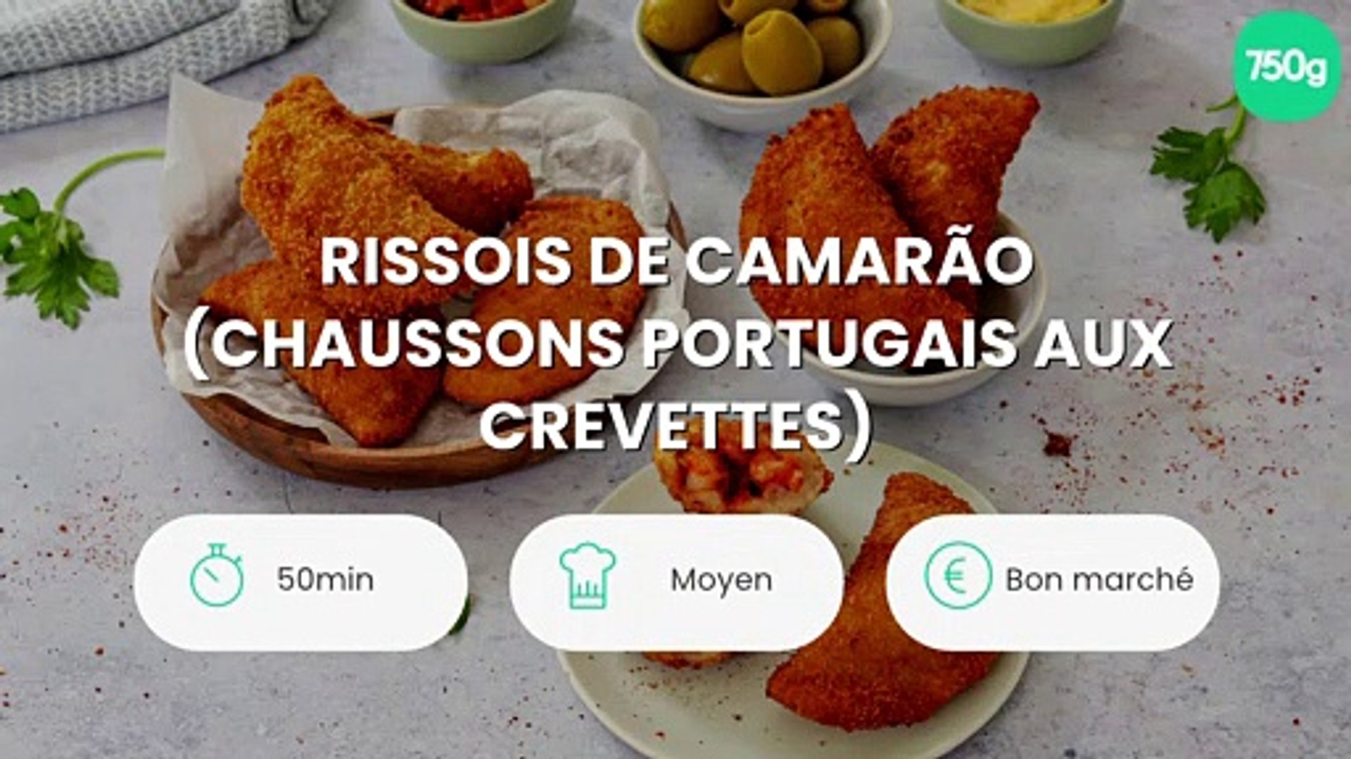 Rissois de camarão (chaussons portugais aux crevettes) - Vidéo Dailymotion