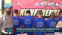 Satnarkoba Tangkap 16 Pelaku Peredaran Narkoba