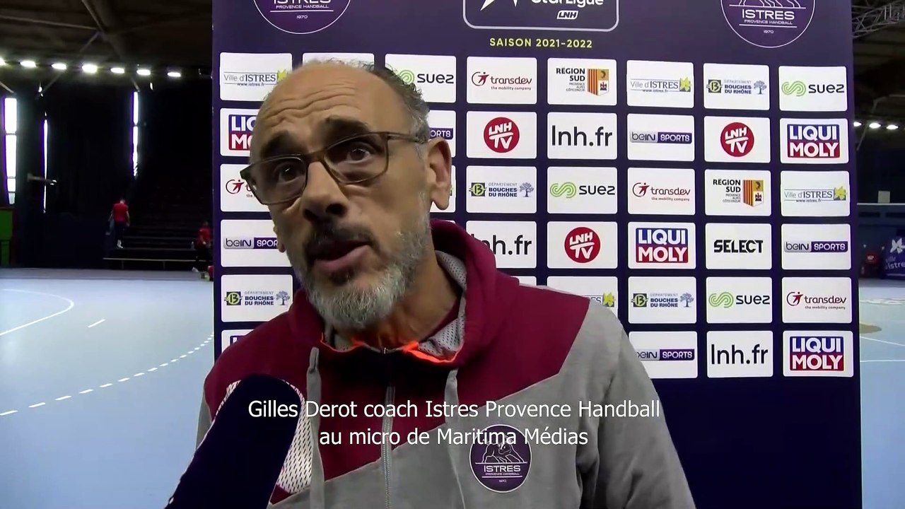 Interview maritima: Gilles Derot coach d'Istres Provence Handball
