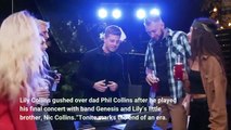 Proud Daughter! Lily Collins Celebrates Phil Collins' Final Genesis