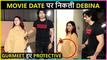 Debina FLAUNTS Baby Bump On A MOVIE DATE, Gurmeet Gets Protective | Baby On The Way