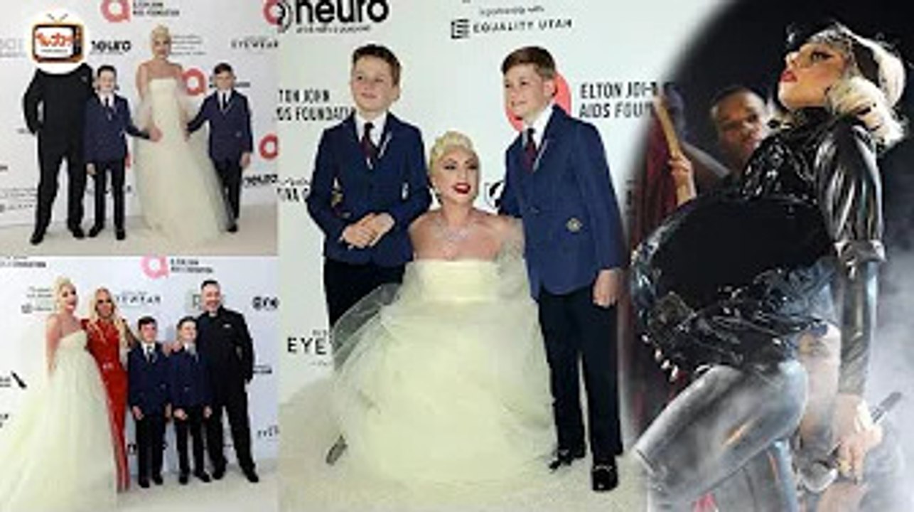 Lady Gaga's twins suddenly appeared with their mother at the Oscars 2022: They look very handsome!