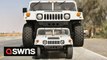 Car-mad Sheikh builds WORLD'S BIGGEST Hummer H1 boasting a height of 6.6m