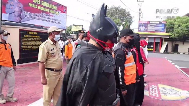 Aktif Membantu Penanganan Pandemi Covid-19, Belasan Relawan Mendapatkan Penghargaan dari Polres Sukoharjo