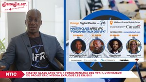 Master class Afro VFX « Fondamentaux des VFX », L’initiateur du projet Eric M’Boua explique les enjeux