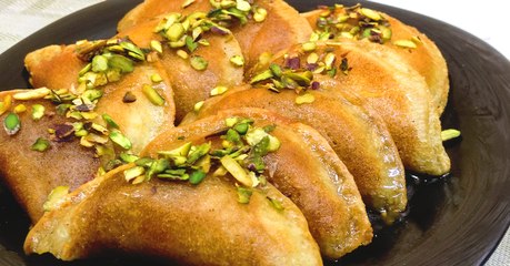 طريقة عمل القطايف بالقشطة