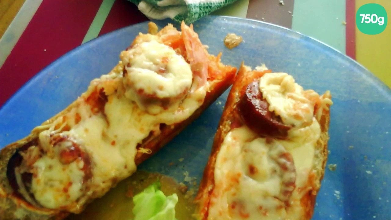 Pizza baguette