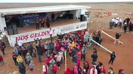 Şanlıurfa çocuklara Survivor parkurlu mini konser düzenlendi
