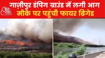Video: Fire breaks out in Ghazipur dumping yard in Delhi