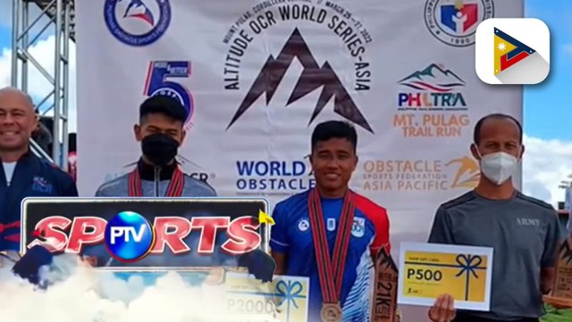 Elias Tabac at Sandi Abahan, kampeon sa Altitude Obstacle World Series Asian qualifying leg
