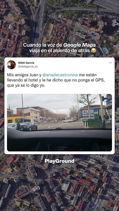 Cuando LA VOZ de Google Maps viaja en el asiento de atrás
