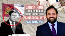 Paco Núñez (PP): “García-Page lleva en el ADN subir los impuestos, es un socialista más”
