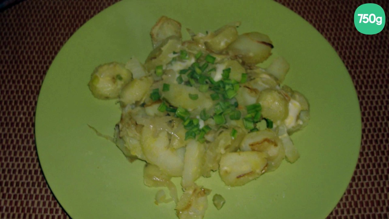 Pommes de terre aux oignons