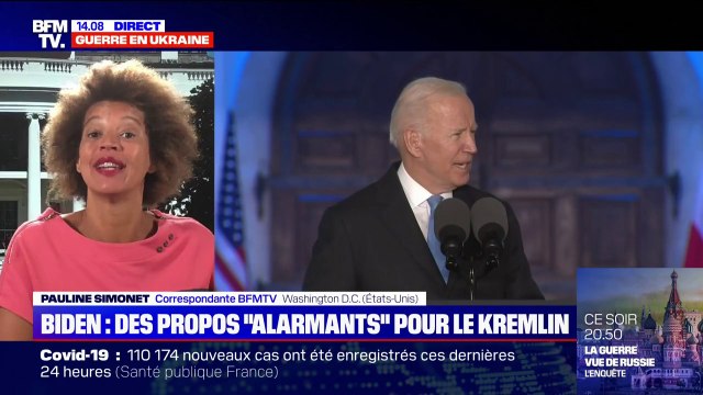 Le Kremlin dénonce les propos alarmants de Joe Biden à l'encontre de Vladimir Poutine