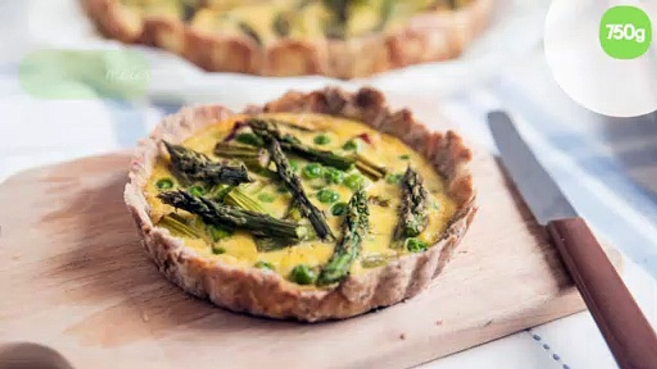 Quiche végétarienne aux asperges