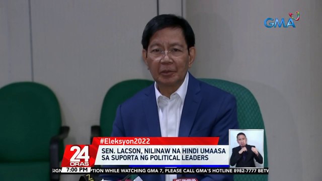 Giit ni Sen. Sotto, walang magbabago sa kanilang kampanya kahit wala na sa Partido Reporma si Sen. Lacson | 24 Oras