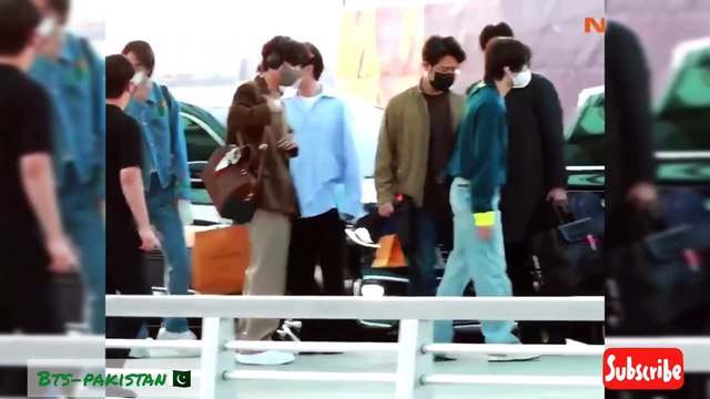 BTS leave for Las Vegas, have a safe flight bts 28032022 #bts #btspakistan #ptd