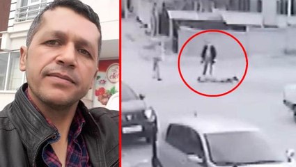Talihsiz adam karısının gözü önünde öldürüldü, o anlar kamerada