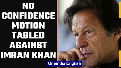 Скачать видео: Pakistan: No-confidence motion table against PM Imran Khan in the Parliament | Oneindia News