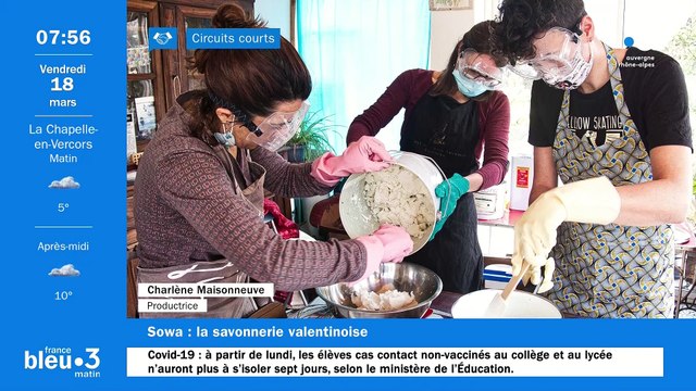 À Valence, «Sowa» fabrication artisanale de shampoing et savons extra-doux et surgras