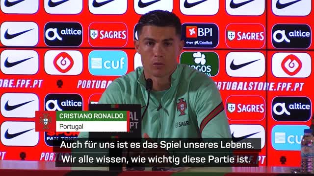 CR7 vor Nordmazedonien: “Spiel unseres Lebens”