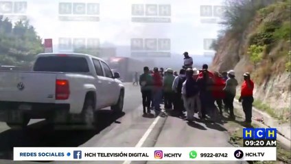 ¡Liberada la CA-5, tras acuerdo entre militantes de LIBRE y autoridades!