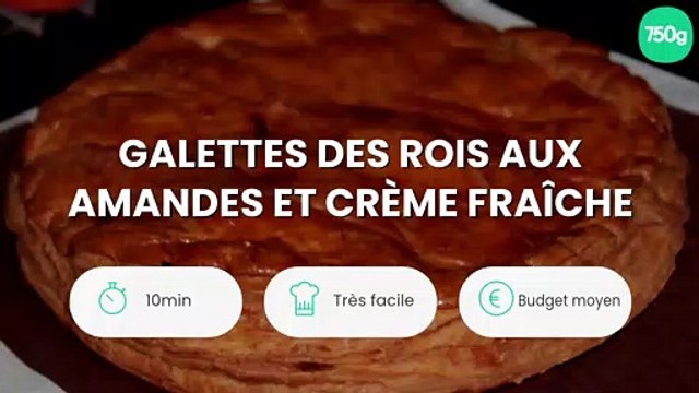 Galettes des rois aux amandes et crème fraîche