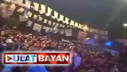 Proclamation rally sa Tondo, Maynila, nauwi sa batuhan ng upuan at bote ng tubig