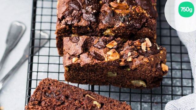Cake au chocolat et amandes (Bread cake)