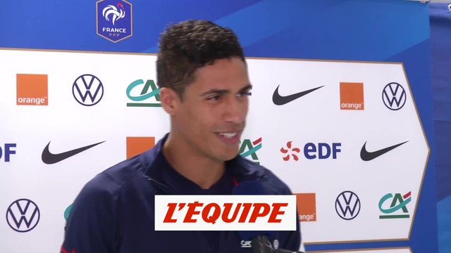 Varane : « On peut progresser collectivement » - Foot - Amical - Bleus