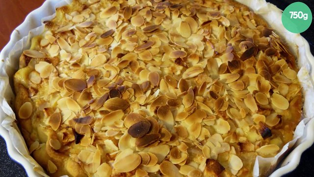 Tarte aux pommes et aux amandes