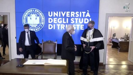 UniTrieste, Mattarella apre l'anno accademico