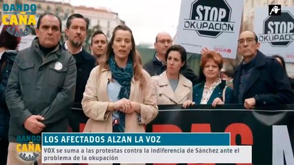 VOX se suma a las protestas por la indiferencia de Pedro Sánchez ante el problema de la okupación