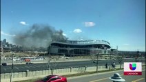 Incendio en estadio fue accidental