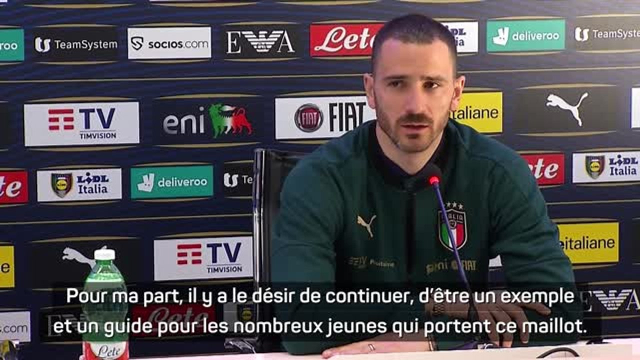 Italie - Bonucci a "le désir de continuer"