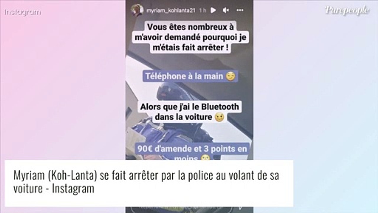 Myriam (Koh-lanta) enceinte de Thomas : imprudente au volant, la police intervient