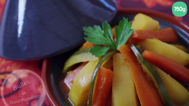 Tajine de légumes aux épices... pour faire venir le soleil !