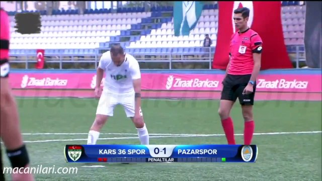 Kars 36 Spor 0-0 Pazarspor (Pen. 3-4) [HD] 10.09.2019 - 2019-2020 Turkish Cup 2nd Qualifying Round