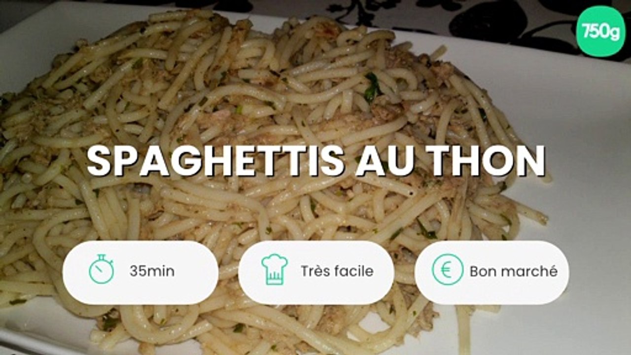 Spaghettis au thon