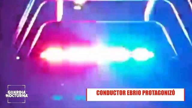 Automovilista que circulaba alcoholizado protagonizó un aparatoso percance vial en Geo Villas