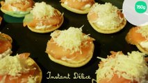 Blinis saumon gruyère