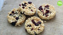 Galettes de riz soufflé, coco & cranberries