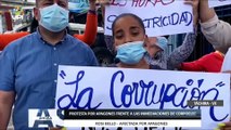 Protesta por apagones frente a las inmediaciones de Corpoelec en #Táchira - #28Mar – Ahora
