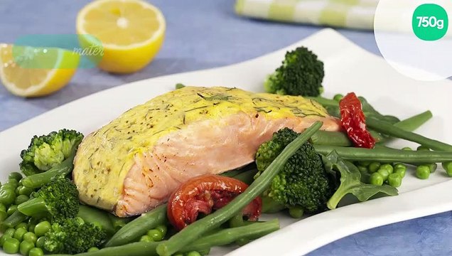 Filet de saumon gratiné à l'aneth